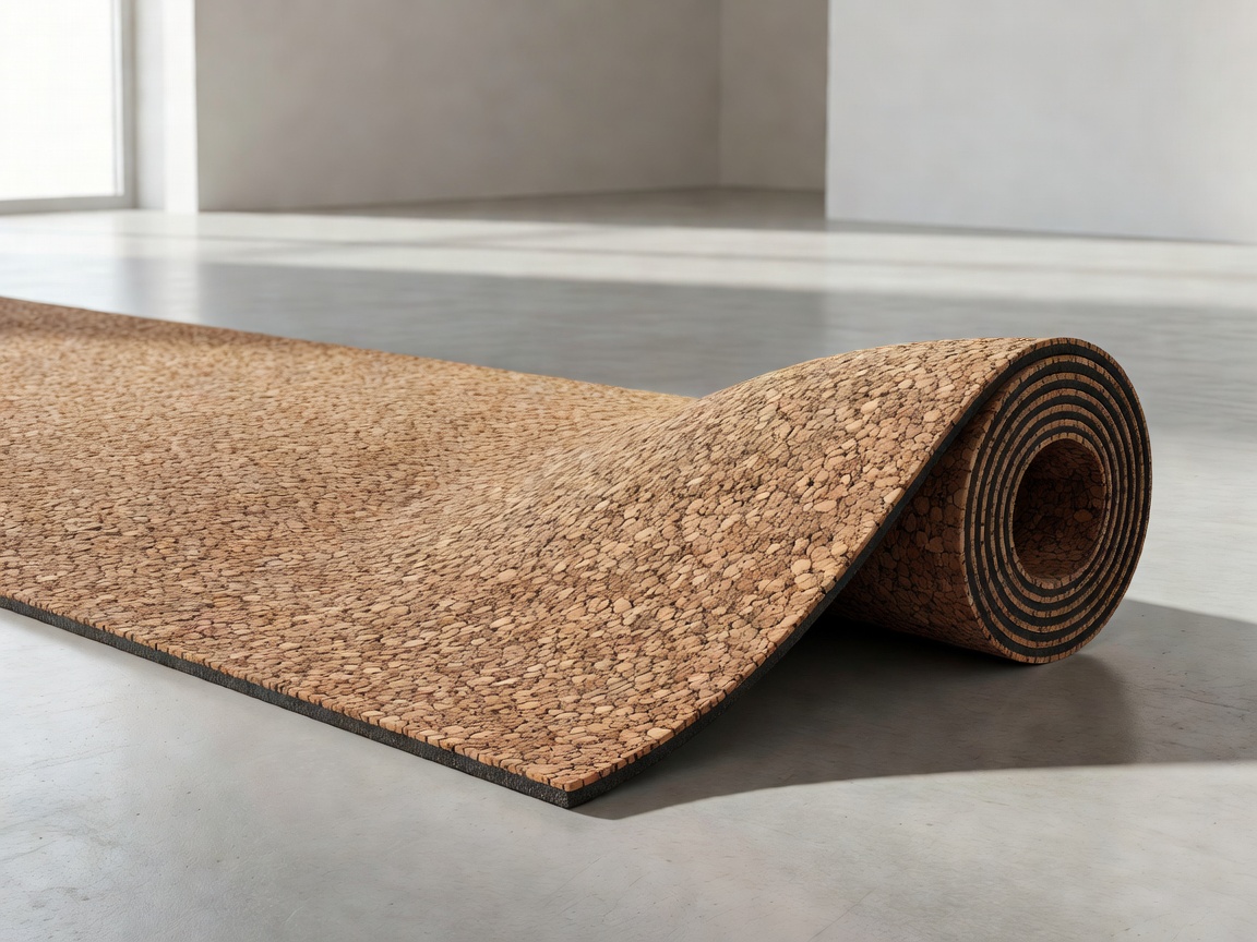 Executive Open Office Acoustic underlayment and dampening layout